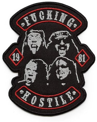 Pantera 1981 Hostile Band Patch Texas Heavy Metal Embroidered Iron On