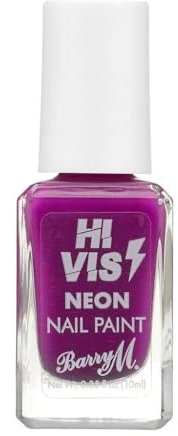BARRY M HI VIS 10ML NAIL POLISH FEARLESS PURPLE