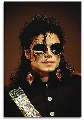 VZRSQZK Superstar Michael Jackson Poster, dekoratives Gemälde, Leinwand-Wandposter und Kunstdruck, modernes Familienschlafzimmer-Dekor-Poster, 20 x 30 cm