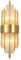 NICRX E14 Kristall-Wandleuchte mit goldenem Sockel,Moderne Kristall-Wandlampe,Wandleuchten innen Wohnzimmer,Schlafzimmer,Badezimmer,Flur,Treppenhaus (45cm)