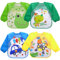 Cozlly Ärmellätzchen Abwaschbar, Baby Lätzchen mit Lange Ärmeln, 4pcs Baby Lätzchen mit Lange Ärmeln, Kinder Lätzchen Wasserdicht, Unisex Lätzchen für Malen Play Essen Kunst Handwerk Malerei