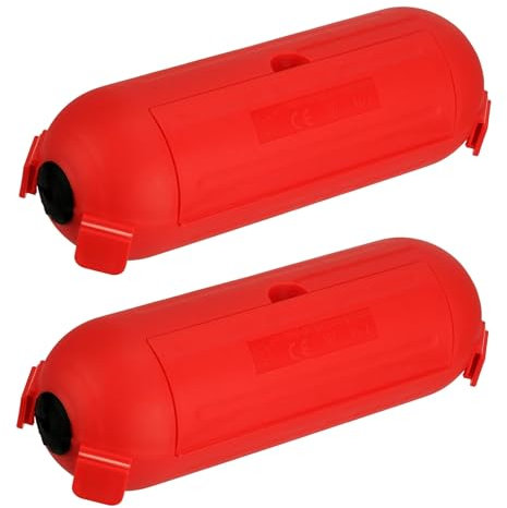 2er Pack, Schutzbox XXL IP44, Trittfest, Wasserfest, Kabel, Stecker