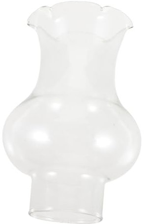 IMIKEYA Bauteilkamin Klarer Schornstein Für Petroleumlampe Kugellampe Lampenabdeckung Für Petroleumlampe Glasabdeckung Kerzenabdeckung Lampenschirm Für Öllampe Kerze Nostalgie Erdglas