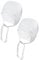TupTam Unisex Baby Erstlingsmütze zum Binden 2er Pack, Farbe: Streifenmuster Grau, Größe: 50-56
