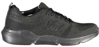 Sergio Tacchini Schwarzer Herren-Sneaker aus Polyester, Schwarz, 39.5 EU