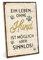TypeStoff Holzschild mit Spruch – Ein Leben ohne Hund – im Vintage-Look mit Zitat als Geschenk und Dekoration zum Thema Hund - HS-01407