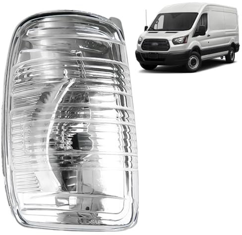 ROBUST Wing Mirror Indicator Lamp Lens Clear Left Passenger Side for Ford Transit Mk8 2019 Onwards 1910471 BK3113B381CA 1823875