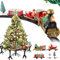 Elektrischer Zug Set für Kinder - Weihnachtszug um den Weihnachtsbaum, Eisenbahn Schienen Set mit Sounds, Spielzeug ab 8 Jahren