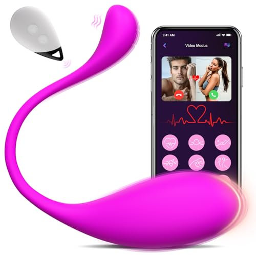 HIVEFUN Sex Spielzeug für die Frau Paare Vibrator Extrem Sex, 9 Modi Vibratoren Vibratorensets für Frauen Solo Klitoris Sex Toys, Vibration für Frauen Dildo Anal Vibro Ei mit APP Fernbedienung Lila