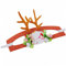 POPETPOP Haustier Kopfschmuck Weihnachten Hundezubehör Weihnachtskostü für Haustiere Welpe Weihnachtsmütze Verziertes Stirnband weihnachtsschmuck Hund Haarspange Hund Haarband Colorful