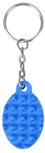 BOXOB Spiky Fidget Schlüsselanhänger, Blau Beruhigende Fidget-Schlüsselanhänger Mini-Fidget-Schlüsselanhänger für Die Tasche Originelle Geschenke für Freunde Schlüsselanhänger zur Entspannung