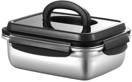 Contenedores Al Vacío - Recipiente Hermético Con Asa Alimentos | Conservación De Frutas Frescas, Recipientes Herméticos Gran Capacidad Para Preparación De Comidas | Solución Almacenamiento Alimen