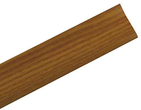 Amig - Solin pour Joints De Sol | 985 mm X 40 mm | Bande De Transition et Adhésif | Bande De Chant pour Joints De Bois, Parquet, Parquets, Marbre et Carrelage | Aluminium Cerise