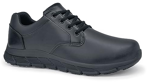 Shoes for Crews Saloon II Herren-Arbeitssneaker mit Rutschhemmung – Bequeme Arbeitsschuhe aus Leder für Herren in Gastronomie, Einzelhandel und Casual Dining