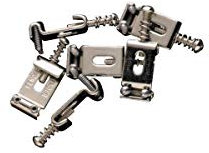 Fender American Vintage Pontets pour Stratocaster - Set de 6 - Chrome Plaqué Nickel