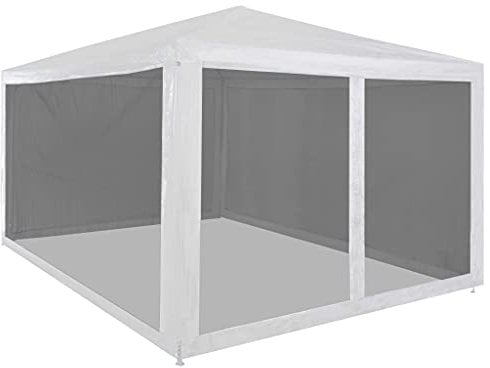 vidaXL Carpa Celebraciones con 4 Paredes 4x3 m Toldo Marquesina Cenador Tienda