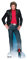 STAR CUTOUTS SC1381 Michael David Hasselhoff Knight Rider Pappaufsteller in Lebensgröße mit kostenlosem Mini-Ständer, perfekt für 80er-Jahre-Partys, Fans und Events, 190 cm hoch, Einheitsgröße