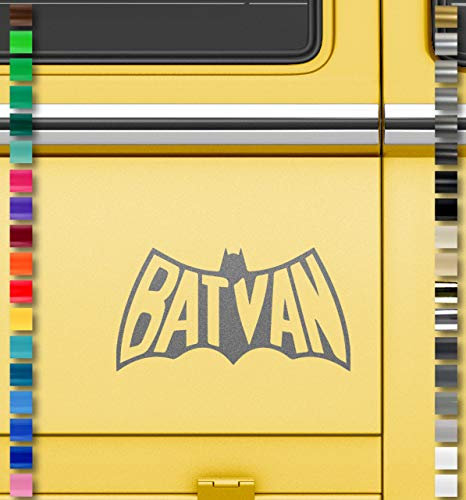 Auto-Dress® Batvan, Auto-Aufkleber 21x11cm (110 Black Gloss)