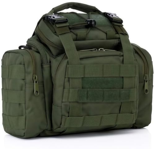 Gexgune 600D Tactical Fishing Bags Wasserdichtes Angelgerät Pack Tragbarer Kamerataschenhalter Outdoor Sports Waist Pack Aufbewahrungsbeutel