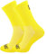 Support Herren-Fahrradsocken, atmungsaktive Technologie, rutschfeste Faser, unisex, einfarbig, Zubehör für Radfahren, Wandern, Klettern, Yellow's 42-44 EU