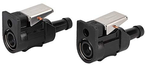 Fuel line Connector Fuel line Outboard 2Pcs Marine Engine Fuel Hose Line Connector,Compact Size Fuel Line Connector for 8mm Outboard