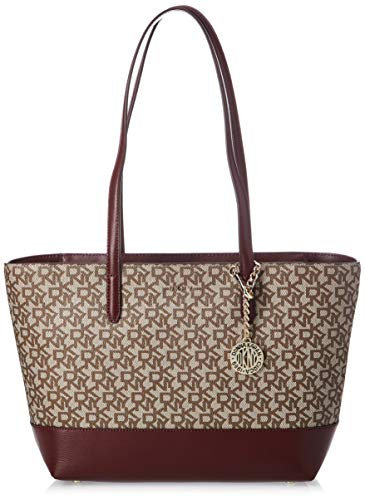 DKNY Bryant Logo Shopper beige/rot