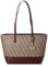 DKNY Bryant Logo Shopper beige/rot