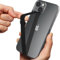 Sinjimoru Silikon Handy Halterung für Finger mit Clip, Handy Fingerhalter für Handyhülle iPhone Fingerhalter Phone Strap Fingerhalterung für iPhone & Android. Sinji Loop Clip 230 Schwarz