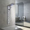 TVTIUO Brushed Nickel Shower Panel Tower Wall Mounted Tower System Shower Tower Panel 5 Functions with 8 Massage Jets…