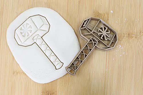 Cookie Cutter Fondant Keksstempel/Ausstechform Keksausstecher Plätzchen Thors hammer ca. 8cm