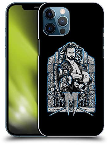 Head Case Designs Offizielle WWE Drew McIntyre Poster Kunst D. McIntyre Grafiken Harte Rueckseiten Handyhülle Hülle Huelle kompatibel mit Apple iPhone 12 Pro Max