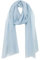 Bovari Kaschmir Schal Damen - 100% Kaschmir - Extra Leicht/Hauchzart - Premium Cashmere - extra dünner Schal/Sommerschal - 200 x 70 cm (Hell-Blau/hellblau)