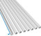 D-Line Quarter Round Cable Trunking 2m 8-Packs, Floor Trim with Cable Channel, Self-Adhesive Cable Tidy - 8x 22mm (W) x 22mm (H) x 2-meter Lengths (16-meter total coverage) - White
