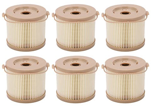 Yosoo filtre gasoil racor, Lot de 6 Filtres à Carburant Séparateur D'Eau pour Filtre à Eau pour RACOR 2010PM-OR 500FG