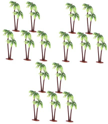 Parliky 3sets Miniatur Modell Kuchen Topper Set Baum Für Strand Party 5 Stücke * 3