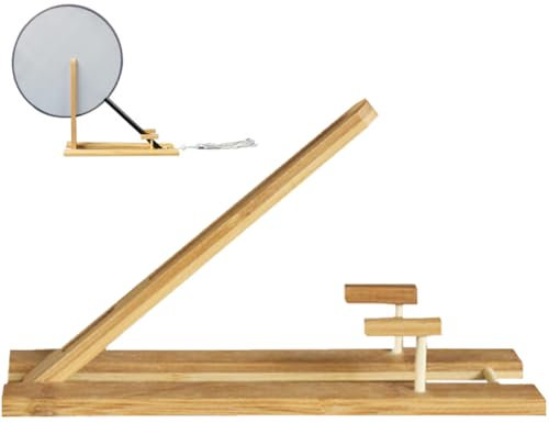 Hand Fan Display Stands Bamboo Chinese Folding Fan Holder Base Handheld Fan Display Stand Fan Storage Rack Display Base