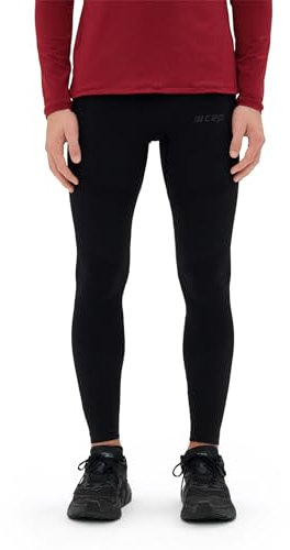 CEP Infrarot Recovery Seamless Tights für Herren - Performance Leggings für schnellere Erholung und beschleunigte Heilung nach dem Training, Schwarz, Mittel