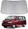 Sonnenschutz Auto Frontscheibe Ersatz für VW T4 1993-2003, Auto Windschutzscheibe Sonnenschutz Innen, Faltbar Sonnenschirm Auto UV Schutz Reflektierender Staub Schutz Sonnenschutzfolie Zubehör