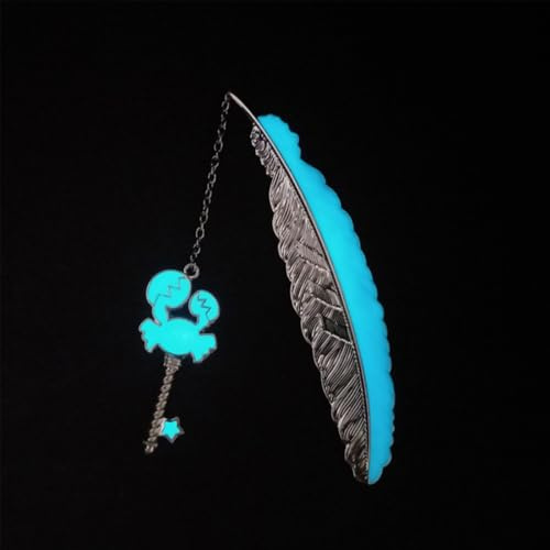 Sternzeichen Feder Lesezeichen Geschenke für Frauen & Männer Glow in The Dark Krebs Lesezeichen Leuchtende Sternzeichen Konstellation Horoskop Geschenke