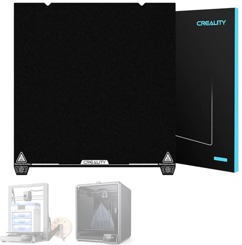 Creality K1 Max Epoxidharz Bauplatten-Kit (315 x 310 mm), magnetische, flexible Stahlplatte, 3D-Druckerplattform für Ender-3 V3 Plus/CR-10 Smart/Pro/Ender-3 Max/Max Neo/10S PRO/PRO V2/10 V2/V3/CR-X