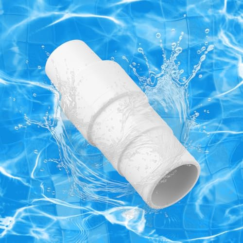 PEUTIER 10,16cm Adaptador de Manguera de Vacío para Piscina, Accesorios para Manguera de Vacío de Piscina Conector de Manguera de Piscina Acoplamiento de Manguera de Piscina para Piscinas Intex