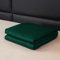 FEBE Tagesdecke Bettüberwurf 240x220 cm Grün Überwurfdecke Sofadecke Sofaüberwurf Flauschig Mikrofaser Zimmer Deko Throw Blanket