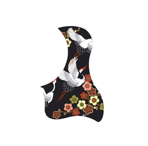 Schlagbrett Für Akustikgitarre Akustische Gitarre Pickguard Holz Gitarre Schutz Bord Aufkleber Strum Guard Vogel-förmige Dekorative Panel(G)
