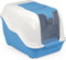 Pet's Market Toilette Gatti Lettiera Netta Cassetta Igienica Chiusa Accessoriata con Maniglia e Paletta filtro anti odore ai carboni attivi 54X39X40H Colori Assortiti