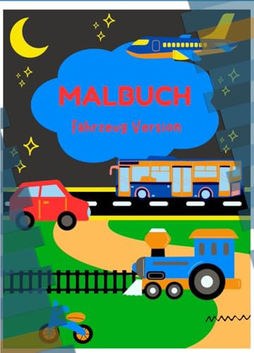 Malbuch: Fahrzeuge Version