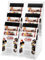DAJAVE Flyerständer A6, Acryl Prospekthalter, Tisch-Prospektständer als Flyerständer, Flyer-Ständer Broschürenhalter Prospekte, Transparenter Prospektaufsteller (A4/A6)