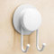 Saugnapf Haken 2 Stück Haken Ohne Bohren Saughaken Handtuchhalter Badezimmer Haken Suction Cup Hooks Handtuchhalter Handtuchhaken Küche Haken Mit Saugnapf Dusche Saugnapf, Weiß