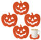 Alfombra de taza de calabaza de halloween - Halloween Coaster Cup Pad Bebidas Alfombras, Suministros de fiesta temática de halloween | Decoraciones de mesa con estampado de calabaza para vidrio, taza