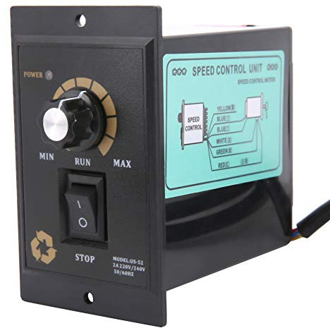 AC 220V Motor Speed Controller Motore Electric Speed Regolatore per Diverse Applicazioni Industriali (300W) (400W) (500W)