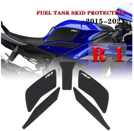 Motorrad Tankaufkleber Für Ya&maha R1 R 1 YZF R1 R1m 2015 2016 2020 2021 Protector Tank Pad Aufkleber Gas Knie Grip Traktion Seite Pad Aufkleber